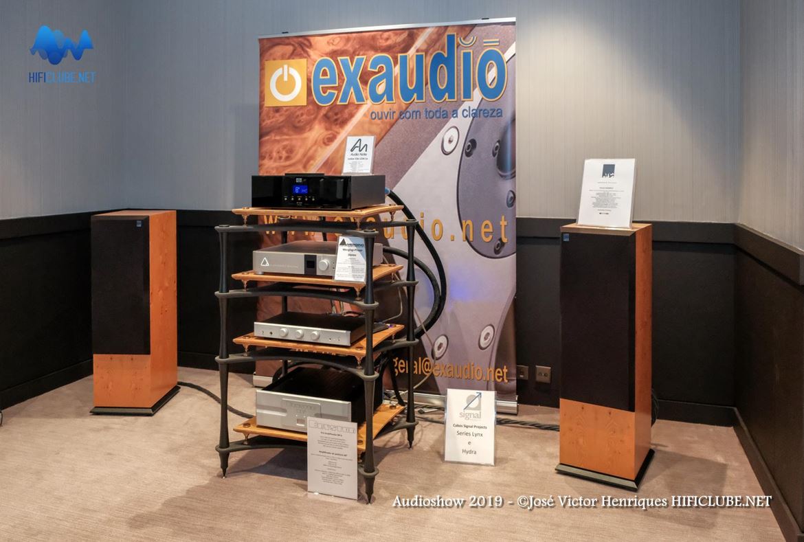 Exaudio, o charme discreto do distribuidor da Audio Note, Merging Tech, Bryston e ATC, a tocar música portuguesa.