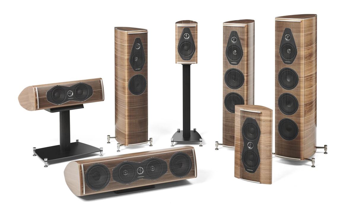 A linha Sonus faber Olympica Nova completa (foto oficial)