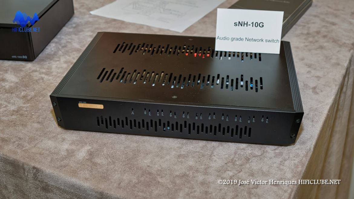 Apresentação mundial do sNH-10G, no Highend 2019, em Munique