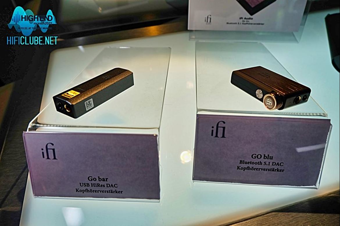 iFI Go bar and GO blu headphone amplifiers