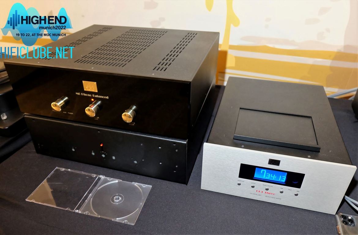 Audio Note: amplificador M6 Phono Balanced e Transporte (belt driven) CDT Three