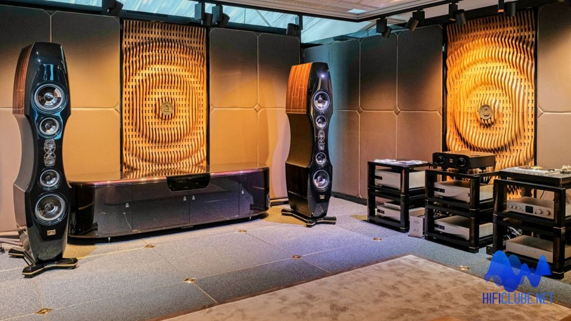 Kharma Enigma Veyron D2 room at the Highend 2019 , Munich