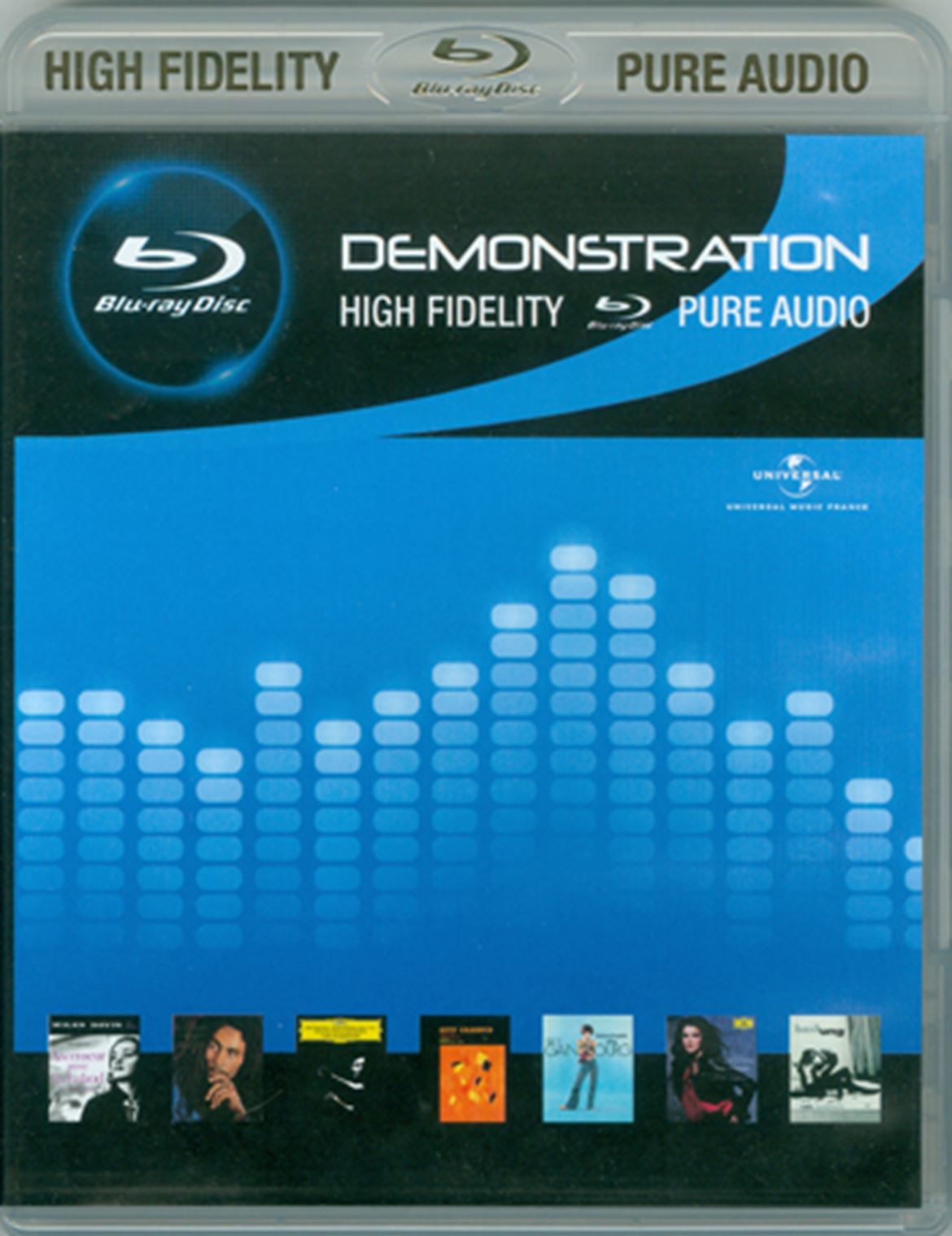Capa do Blu-Ray de promoção da Pure Audio (catálogo da Universal a 96/24)