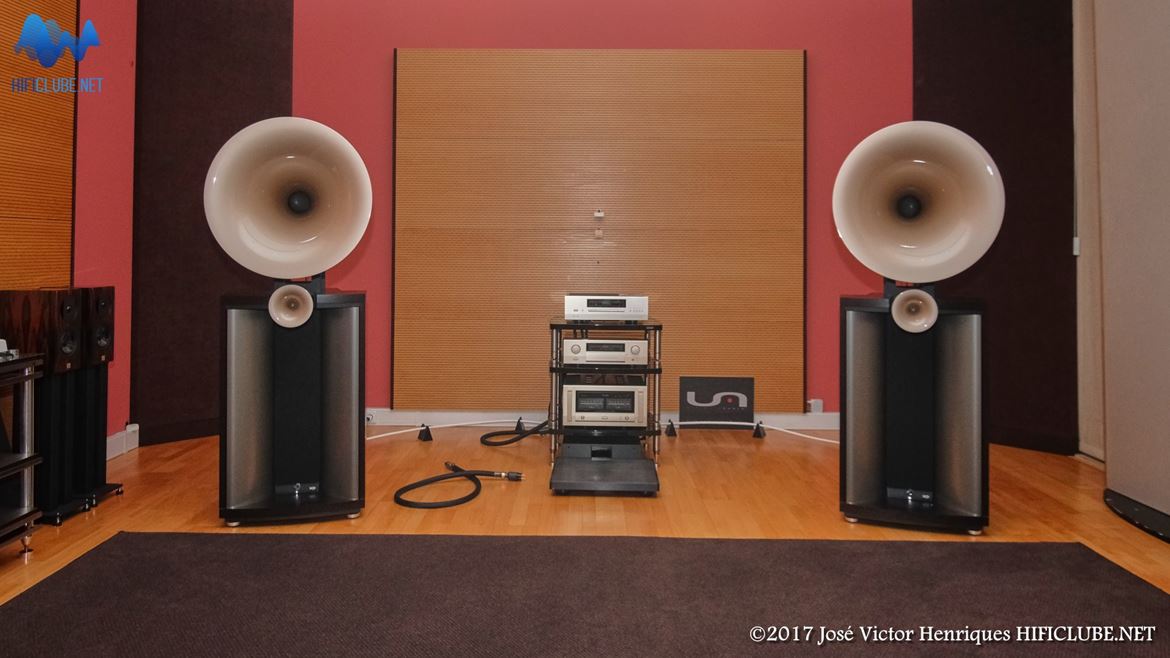 Avantgarde Duo Mezzo com amplificação Accuphase (auditório 2 da UAE - Lisboa)