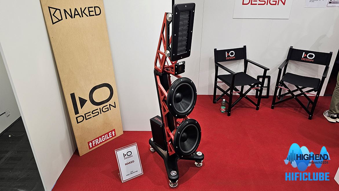 As IO Design Naked RS são colunas do tipo open-baffle, isto é, sem caixa/IO Design Naked RS  open-baffle speakers.