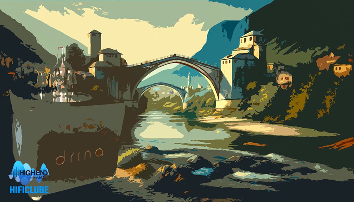 The bridge over the river Drina represents the resilience and endurance of the Serbian people and is deeply embedded in their collective memory and identity, having inspired the Trafomatic Audio philosophy.
