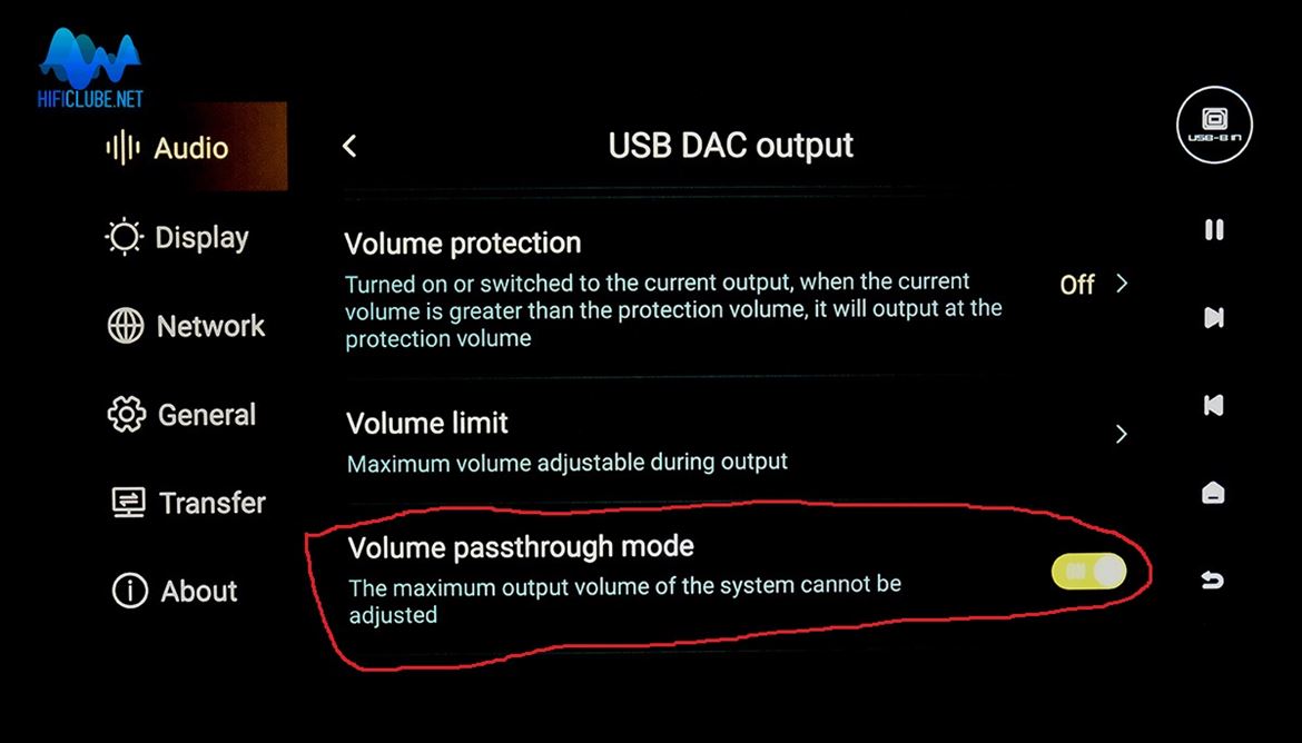 If you are using an external DAC/amp with volume control, as I did with my iFi Diablo 2 to listen with headphones, the USB and SPDIF DAC output should also be configured to ‘Passthrough Mode’ .