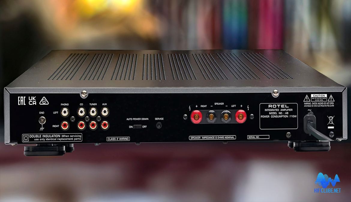 At the rear, we find three RCA line inputs, an MM phono input, and the speaker terminals. No digital inputs—analog purism is dogma here.