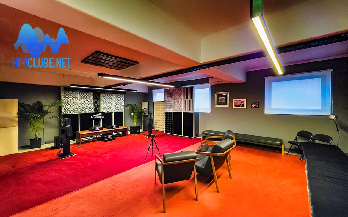 Novo auditório na cave da Imacustica - Lisboa com capacidade para 40 pessoas.