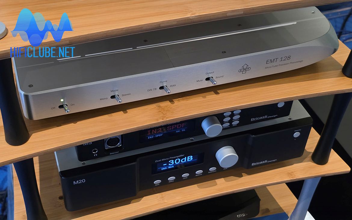 Unidade Phono EMT 128 - Bricasti M3 e M20
