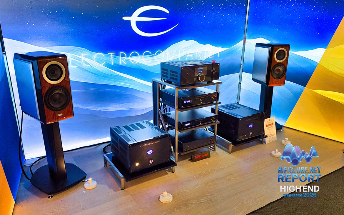Electrocompaniet com TAD. Boa escolha da Electrocompaniet: TAD. O resultado foi um som musical, coerente e agradável, daqueles que não precisam de gritar para se fazer ouvir. Havia equilíbrio, fluidez e uma sensação de conforto auditivo que, no meio do bulício da feira, é sempre de agradecer.