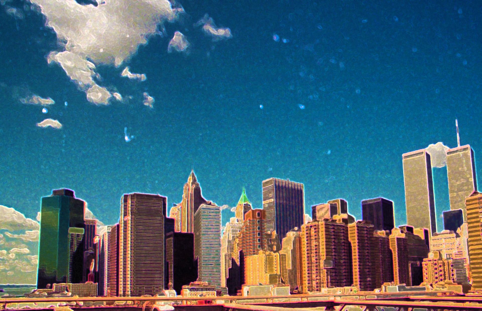 Quando as Torres Gémeas ainda faziam parte da paisagem de NY. (Maio 2001)