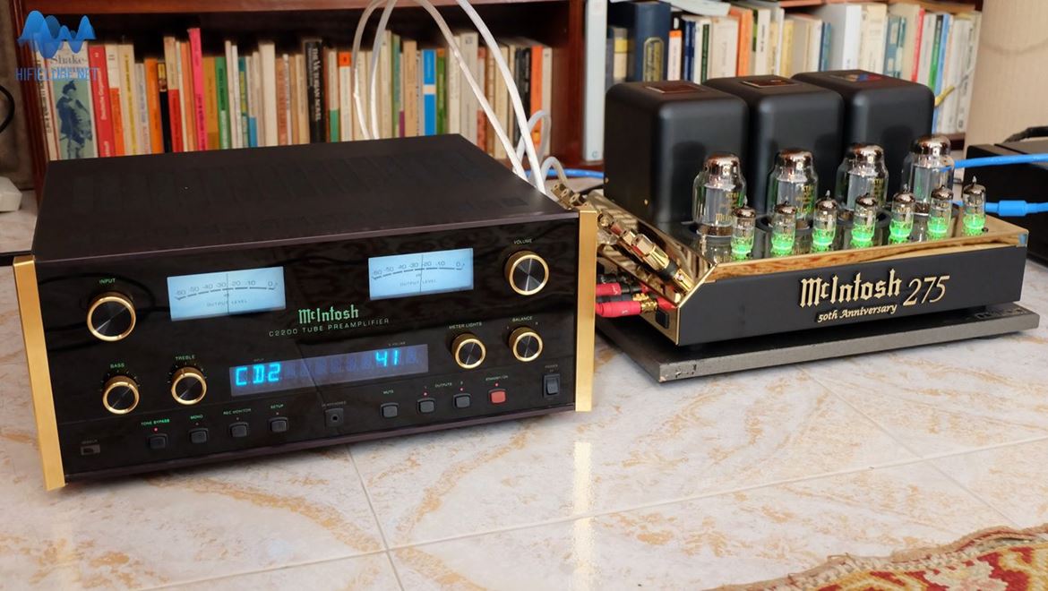 McIntosh C2200 e MC 275 LE: tudo em família