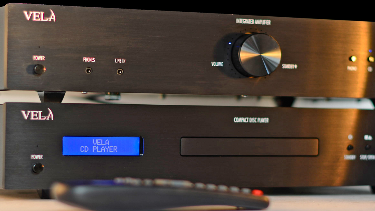 Vela Audio: amplificador integrado e leitor-CD