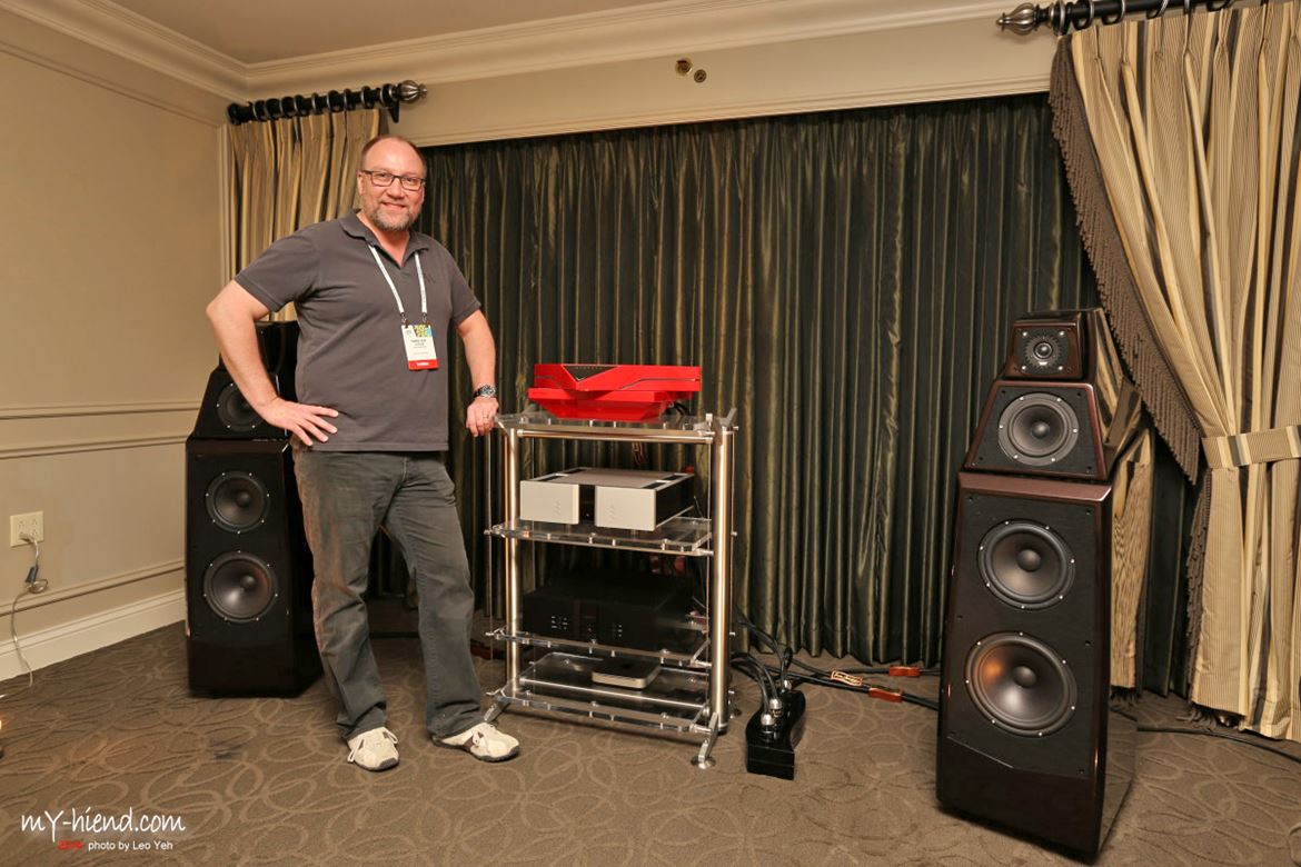 Ole Vitus and Wilson Audio Alexia with Light Harmonic's DaVinci Duel DAC, and Stillpoints ESS rack