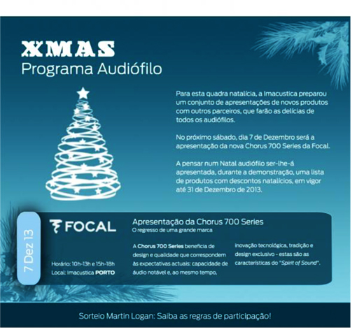 No Natal, a Imacustica abre as portas aos amigos