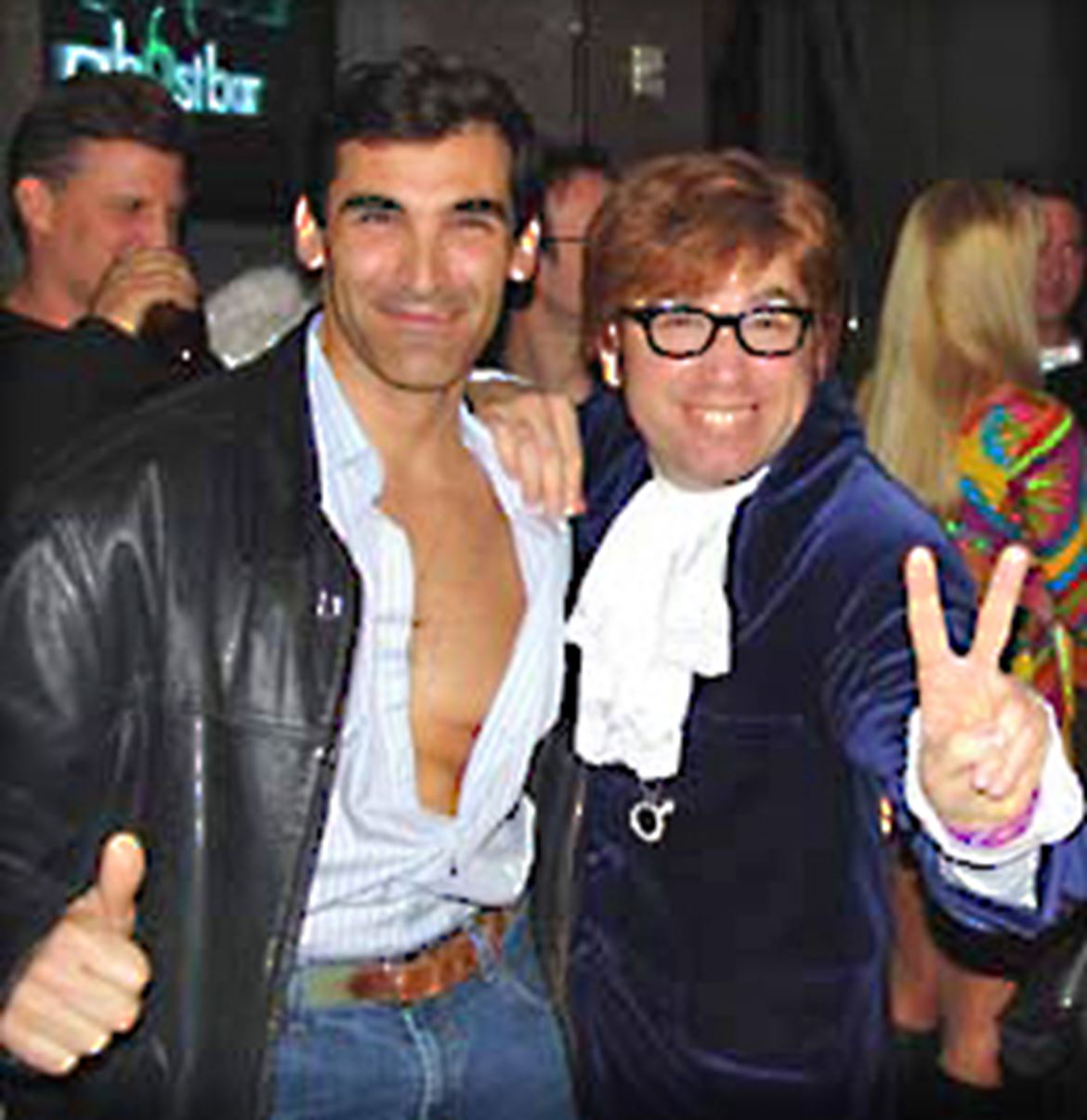 Rui Calado e Austin Powers, groovy, baby!...(foto histórica)