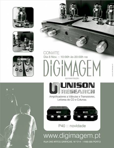 Digimagem Apresenta Novidades Unison Research